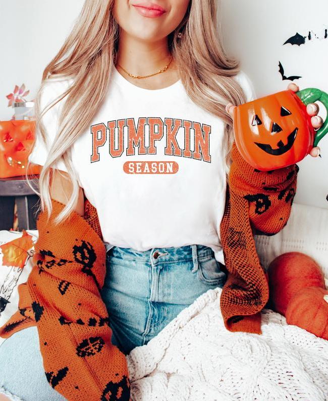 Retro Pumpkin Season Sweatshirt - Shirt- Hoodie, Autumn Fall Sweatshirt, Halloween Thanksgiving Shirt, Pumpkin Halloween Sweatshirt, Fall Gifts, Autum