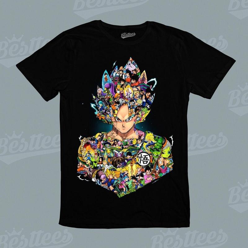 Anime Manga Dragon Ball Z Son Goku Gohan T-Shirt Menswear Top