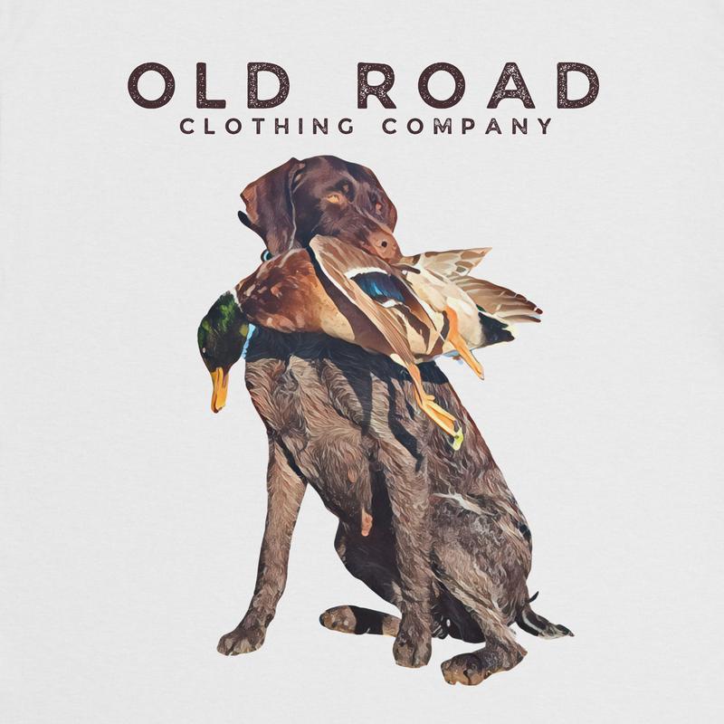 Gwp Tees, German Wirehaired Pointers Mens Bird Hunting Graphic Tees, For Men, For Women