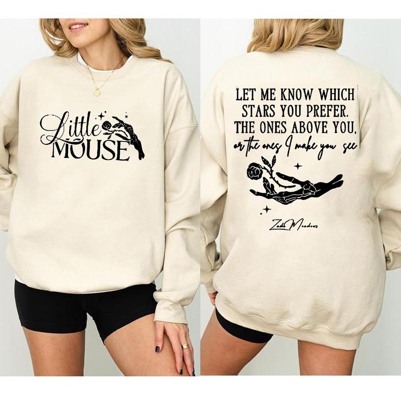 Haunting Adeline Zade Meadows Sweatshirt, Run Little Mouse Shirt, Dark Romance Merch, Booktok Shirt, Smut Reader, Book Lover Gifts for Her, Gifts Suit