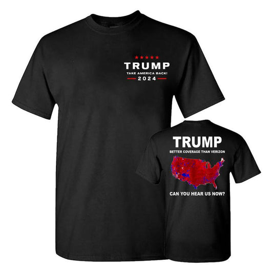 Trump Better Coverage Politics T-Shirt, Donald Trump 2024 Take America Back Election - The Return Shirt, Gift For Trump Supporters, Full Colors