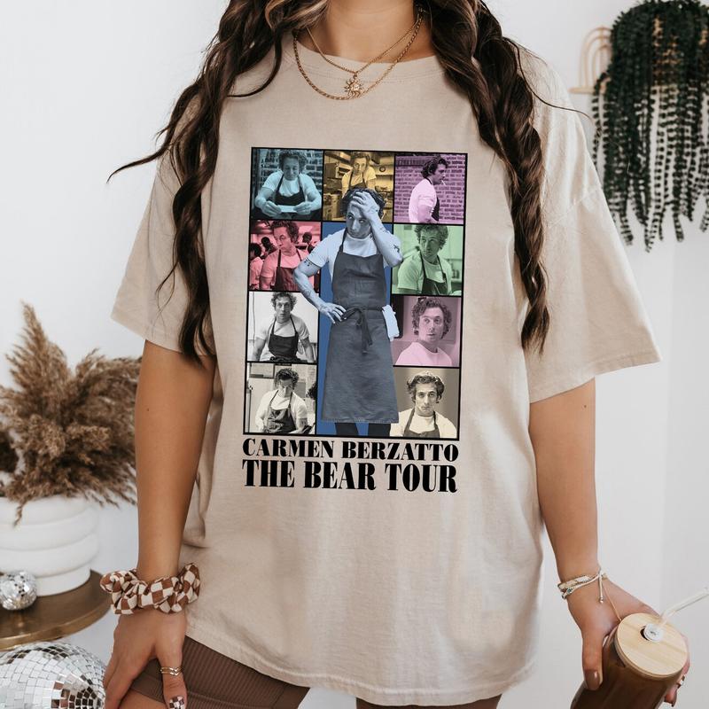 Carmy The Bear Tour T-Shirt Sweatshirt Hoodie Unisex Cotton Fabric Menswear Short