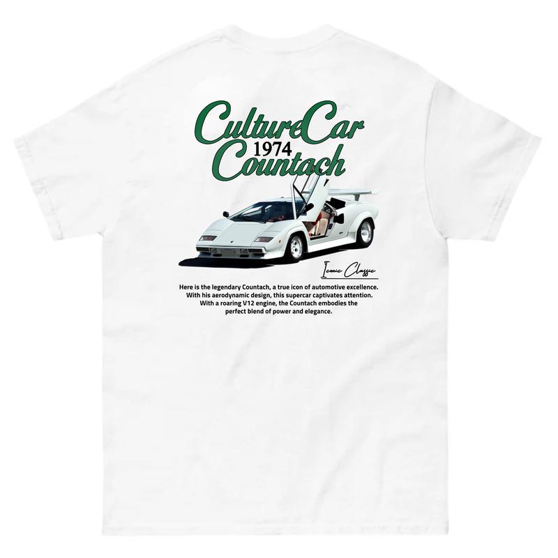 Lamborghini Countach T-shirt, Car Enthusiast Shirt, Cars Clothing