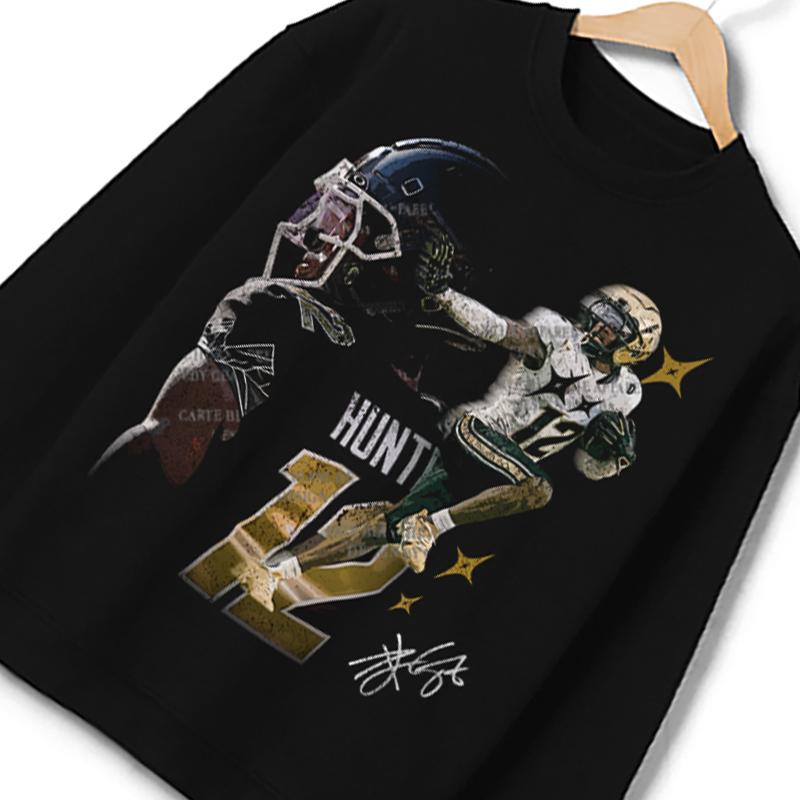 Travis Hunter Graphic Sweatshirt Bih You Thought Football Custom Design Graphic Crewneck Sweatshirt