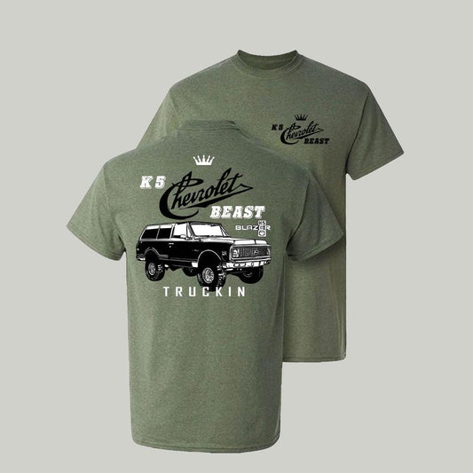 Chevy Trucks K5 Blazer King Of Trucks Vintage Graphic T-Shirt Unisex Ultra Cotton Crewneck Short Sleeve 100% Cotton - Menswear, Top  Tshirt men  gifts
