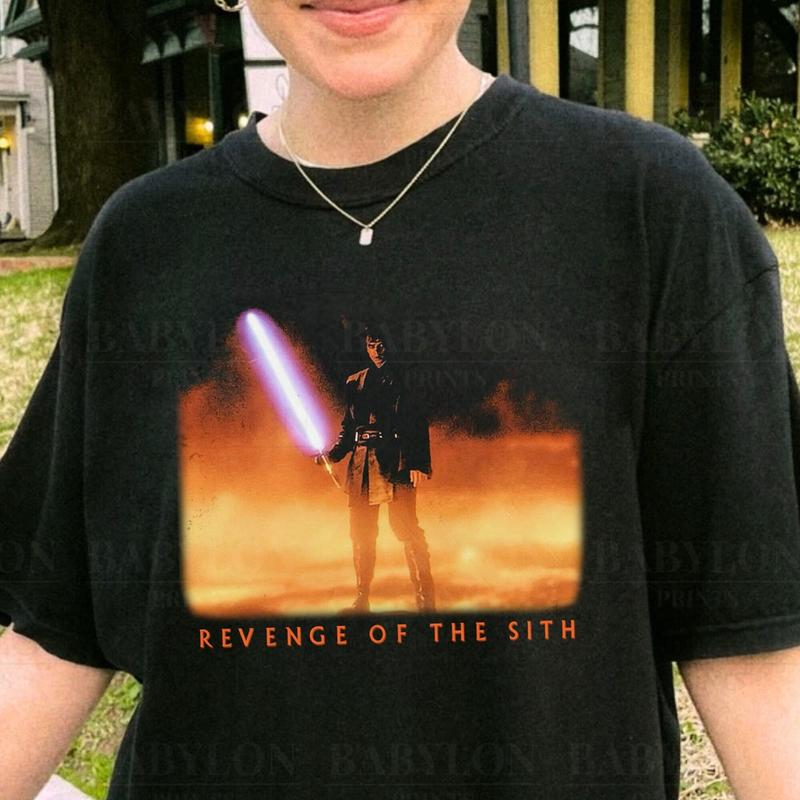 Vintage Anakin Skywalker T Shirt Revenge Of The Sith Star Galaxy'S Edge Wars Shirt Star Galaxy'S Edge Wars Movie Poster Shirt Darth Vader Tee Wdw Star