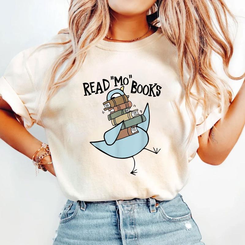 Teacher Library Read Mo Books Pigeon Reading Library Shirt, Piggie Elephant Pigeons Shirt, Children Books Gift, Elementary Teacher, Children's Charact