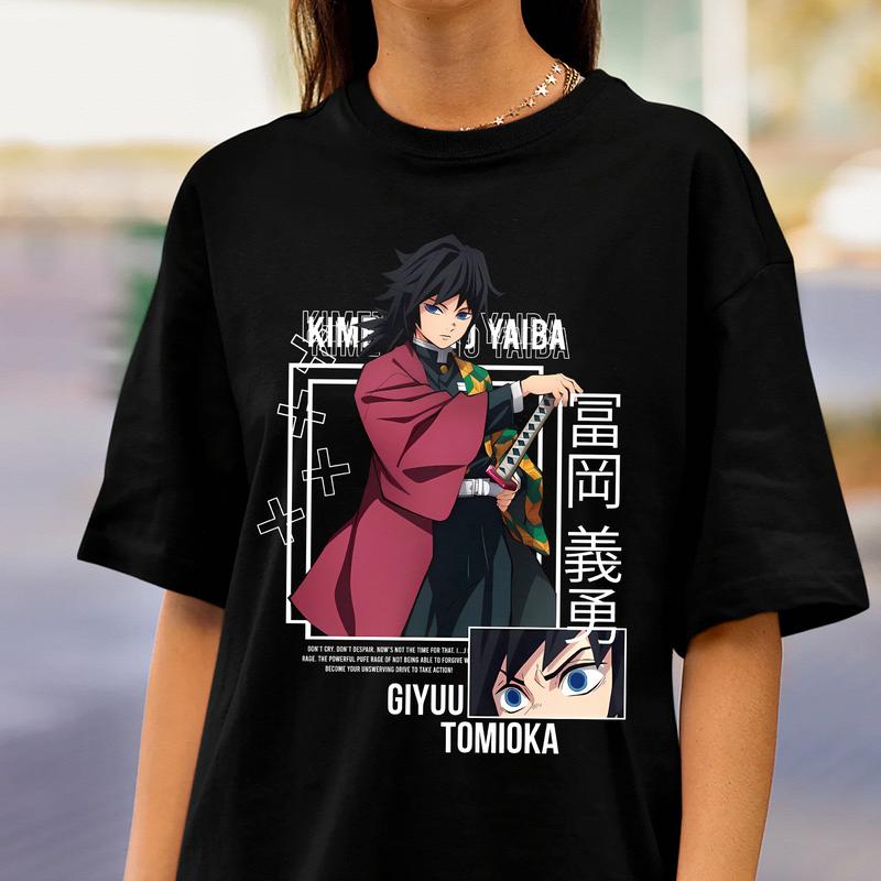 Giyu Tomioka Demon Slayer Shirt, Kimetsu No Yaiba t-shirt, anime sweatshirt hoodie, Tanjiro shirt, Rengoku t-shirt