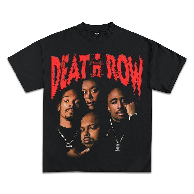DEATH ROW GRAPHIC T-SHIRT - STREETWEAR