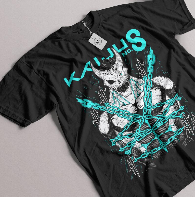 Kaiju No 8 Mina Shiro Kaiju TShirt Otaku Anime Soft Tee Gift Shirt All Size