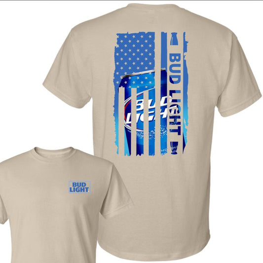 Bud Light Beer T-shirt, Unisex T-Shirt, Full Color T-Shirt, For Men, For Women