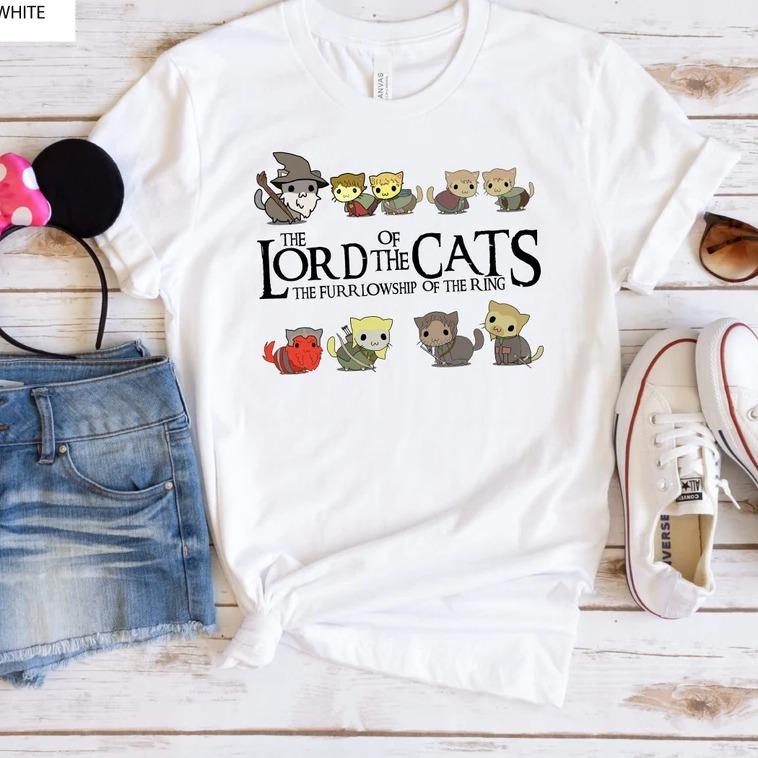 Lord Of The Cats T-Shirt Sweatshirt, The Furrlowship of the Ring Sweatshirt, Cat Lover Shirt