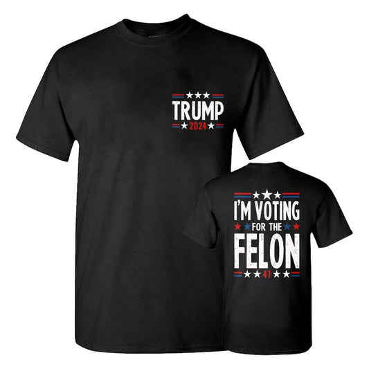 I'm Votig For The Feln 2 Sides Shirt, Trum 2024 shirt