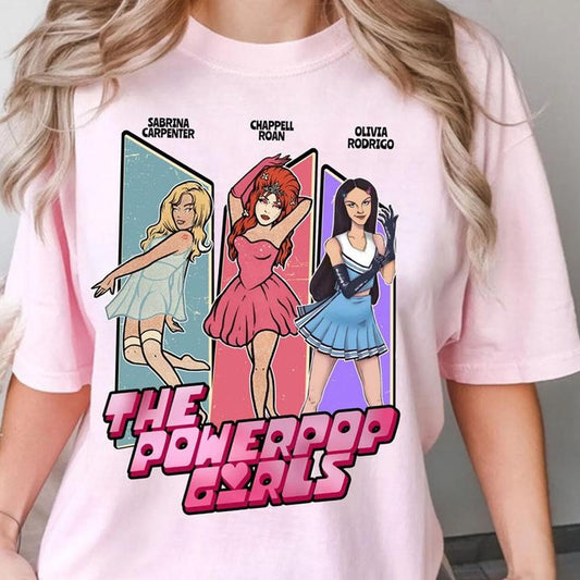 Chappell Powerpopgirl TShirt Sweatshirt Hoodie, Chappell Music Sweatshirt