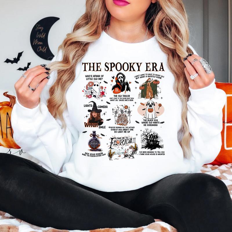 The Spooky Era, Halloween Vibes, Haunted Siprit, Pick your poison TShirtCrewneckHoodie for fan