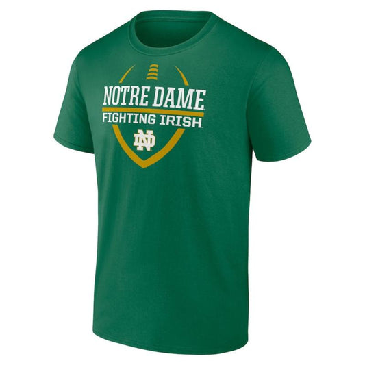 NCAA Notre Dame Football T-Shirt Full Color T-shirt Top Menswear Fitted Streetwear 90s vintage t shirt Casual Tshirt Crewneck