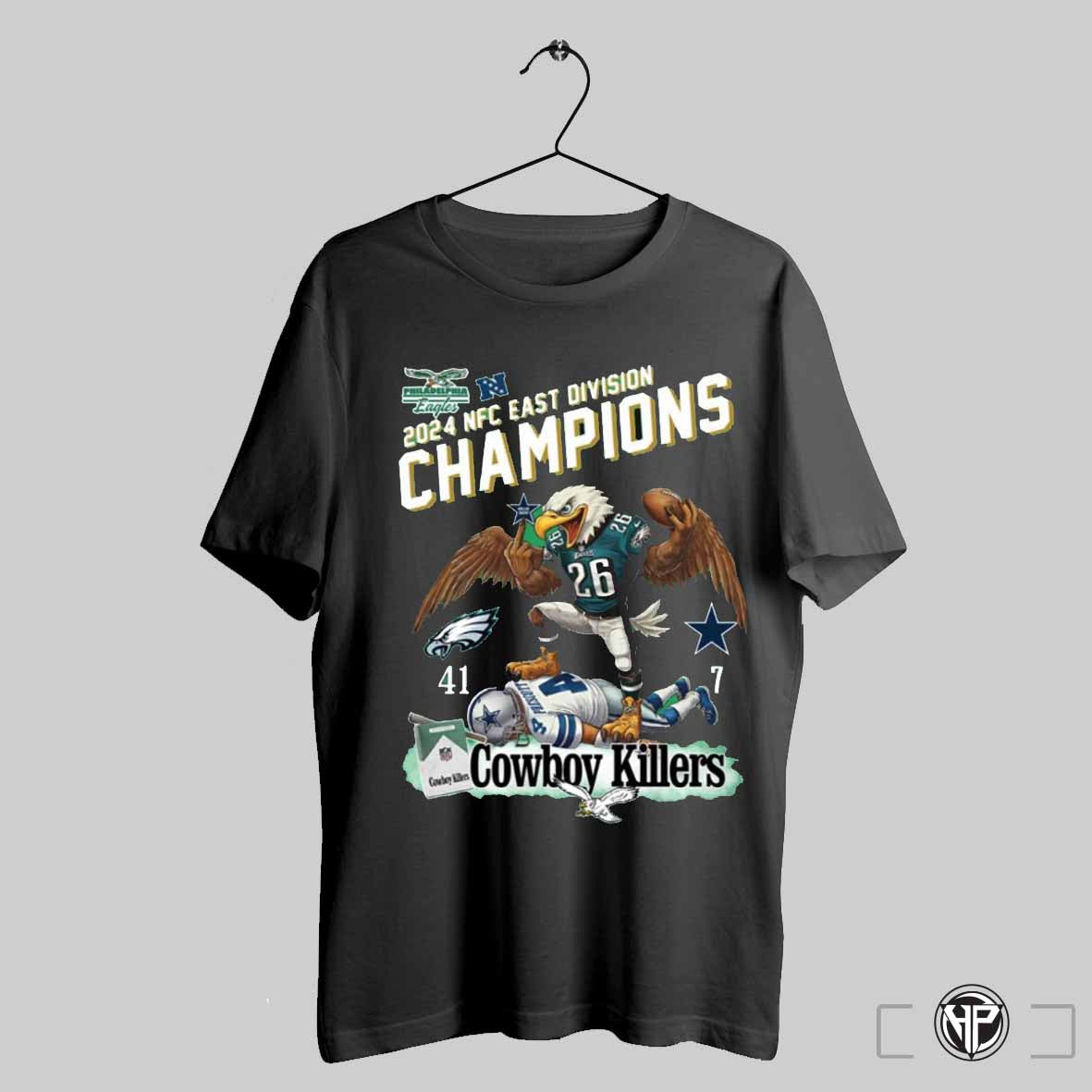 Philadelphia Eagles 2024 Nfc East Division Champions Cowboy Killers Shirt Trending Sweatshirt