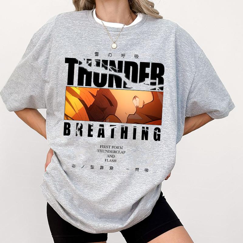 Zenitsu Thunder Breathing Sweatshirt Hoodie,  Zenitsu Agatsuma Shirt , Demon Slayer t-shirt, Kimetsu no Yaiba Shirt, Anime sweatshirt hoodie, Anime lo