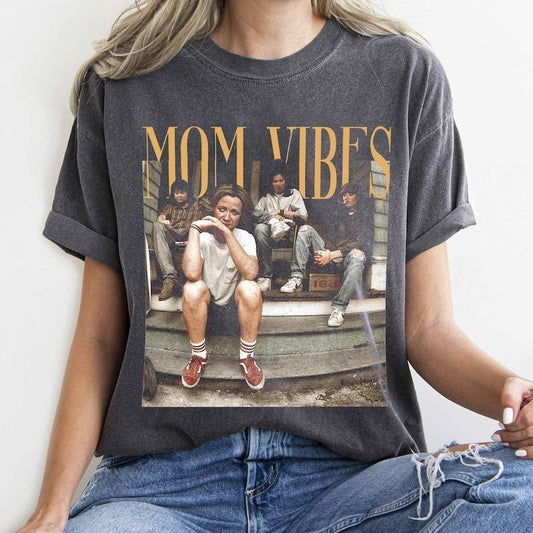 Mom Vibes Thug Life Shirt, Vtg 90s Mom Vibes Shirt, Cool Mom Empower Womens, Unisex Short Sleeve Tee Shirt Top Womenswear