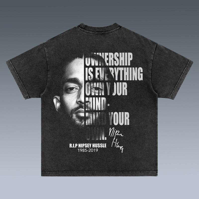 VINTAGE TEE  NIPSEY HUSSLE V2 , Free Shipping, tour 2024 shirt, Hiphop Shirt, Rapper Shirt