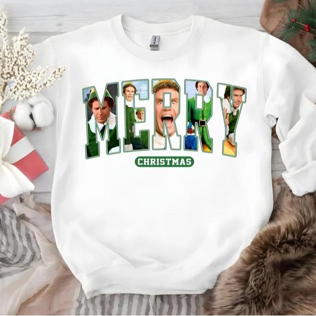 Buddy Elf Movie Sweatshirt, Elf Movie Quote Shirt, Classic Movie Tshirt, Buddy the Elf Tee