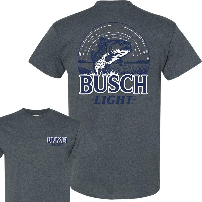 Busch Light Man's New Edition Shirt, Double Sides Graphic Tee, For Men, For Women