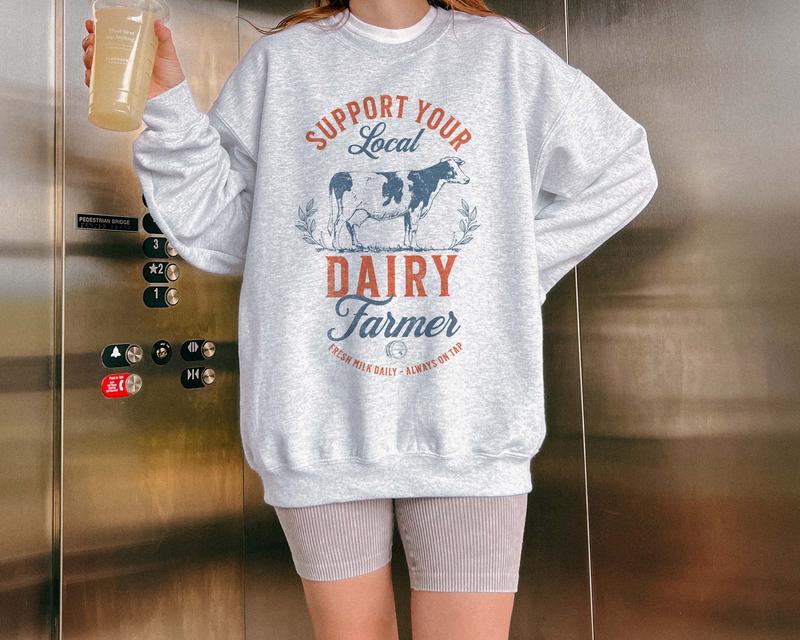 Eat Local Breastfeeding Sweatshirt Breastmilk Sweater Moms Milk Crewneck Moms Boobery Jumper Baby Shower Gift for New Mom for nursing