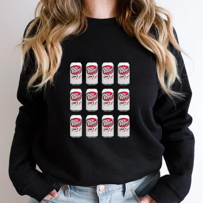 Diet Dr Pepper Cans Sweatshirt for Christmas, Soft Drink Hoodie Tshirt Sweatshirt