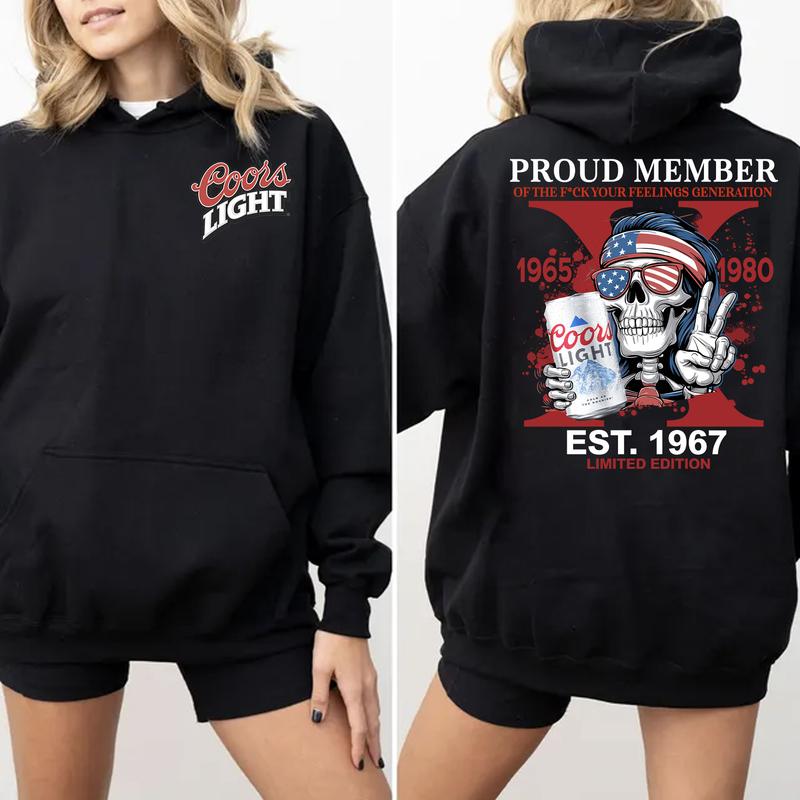 Gen X Proud Member New T-Shirt Raised On Hose Water, Customize Vintage Funny Humor