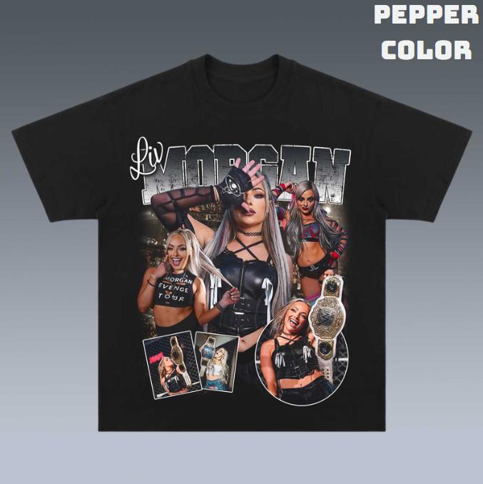 VINTAGE TEE  LIV MORGAN, Prints Vintage T-Shirt, Wrestler Shirt, WWE Shirt, Graphic Tee, Unisex T-Shirt, Gift All Top Menswear Underwear