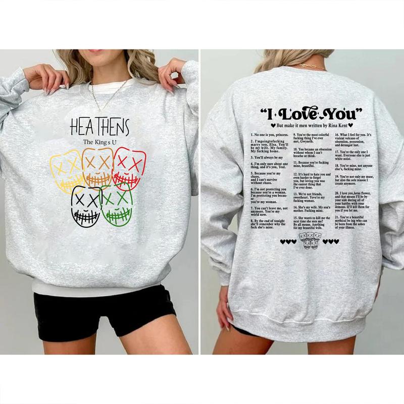 Legacy of Gods Book Quotes Sweatshirt, Legacy of Gods Heathens, Rina Kent Merch, Dark Romance Shirt, Book Merch, Book Lover Shirt, Bookish Merch, Gift
