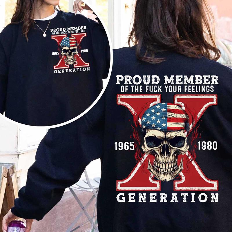 Generation X FAFO Gen X T-Shirt Style with Two Side GenX Shirt, Casual Gen X Tee for Everyday Wear