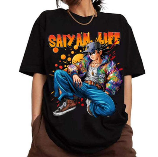 G0ku Saiyan Life Ver 3 Sweatshirt, Drag0n ball Sweatshirt Hoodie Shirt, animee shirt
