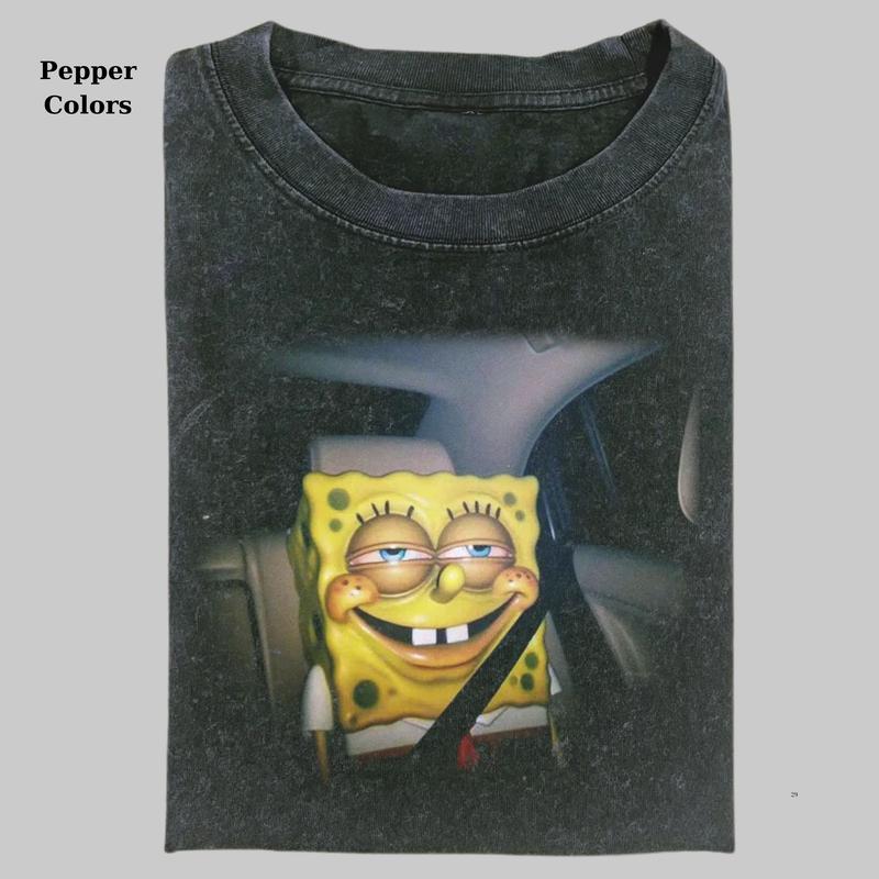 Funny SpongeBob SquarePants Graphic T-shirt, SpongeBob Vintage Graphic Tee, Movie Graphic Tee, Funny Shirt, Unisex T-shirt, Graphic Tee Gift For All