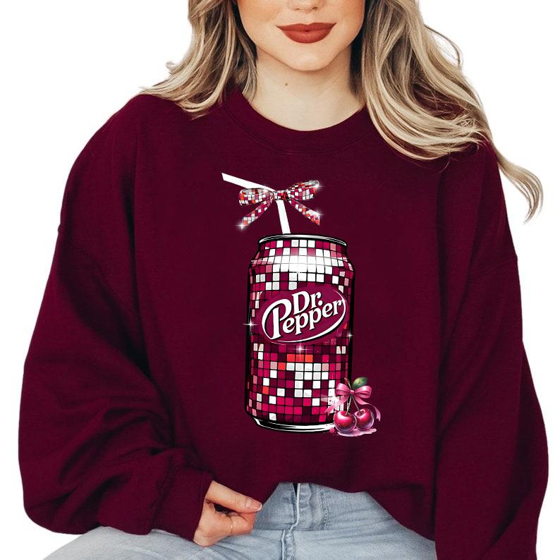 Coquette Dr Pepper Cherry Sweatshirt, Dr Pepper Shirt, Trendy Soda Tee, Dr Pepper Lover Gift, Dr Pepper Hoodie, I Need A Dr Pepper Sweatshirt, Soda Lo