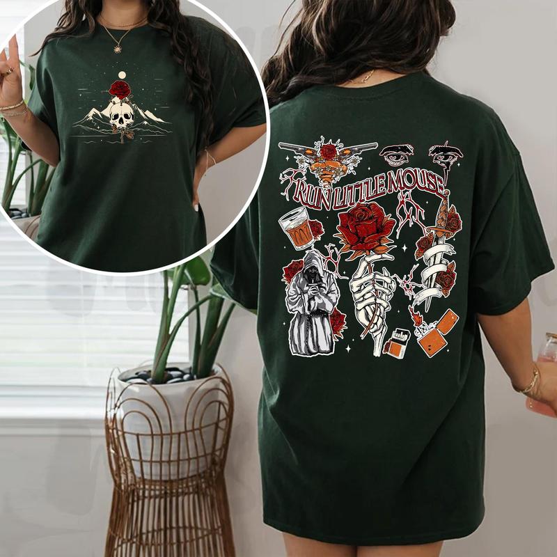 Run Little Mouse Haunting Adeline 2 Sides Sweatshirt, Zade Meadows Shirt, Dark Romance Merch, Booktok Merch, Smut Reader, Bookish Gifts for Her, T-Shi