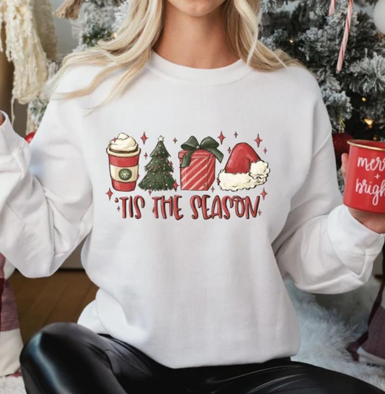 Tis The Season SweatshirtShirtHoodie, Retro Crewneck, Cotton