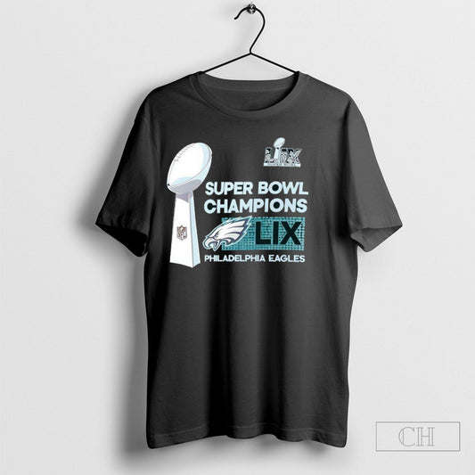 Philadelphia Eagles Win Super Bowl Lix Champions Trophy Shirt