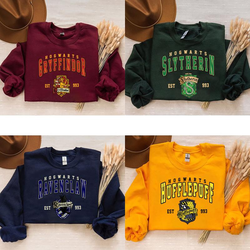 Wizard HP Sweatshirt, Wizard Hogwarts, Family Vacation shirt  Hoodie harry potter house vintage