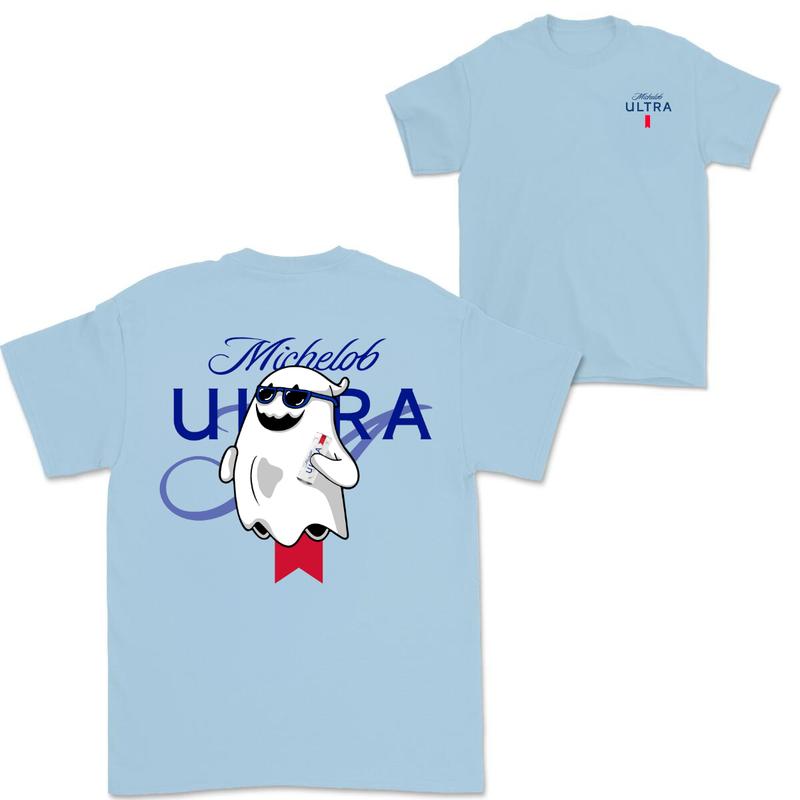 Michelob Ultra Ghost Halloween 2 Sided T-Shirt, Michelob Ultra Shirt For Men And Women, Halloween Trendy Shirt