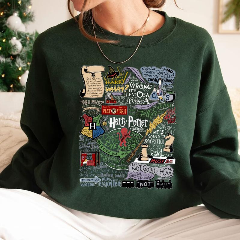 HP Quotes Chaper 1 Sweatshirt, HP Quotes Unisex Hoodie, Potterhead Shirt, Hogwarts Unisex Tee, Hogwarts T-shirt, gift for fan, Cotton Fit, For Men, Fo