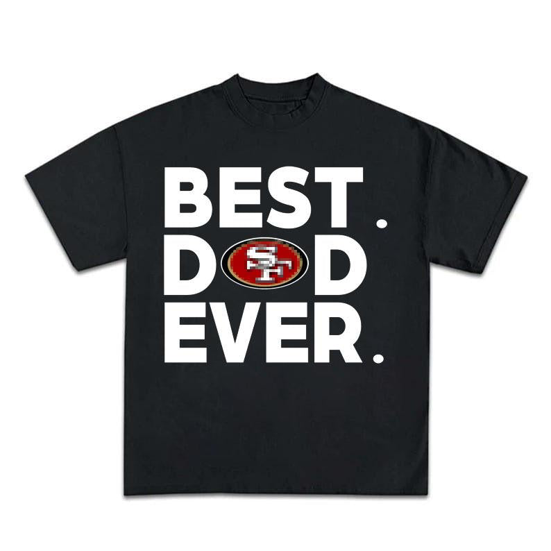 Best Dad Ever 49 E.r.s Football Mans Woman Shirt Football Fan Gift