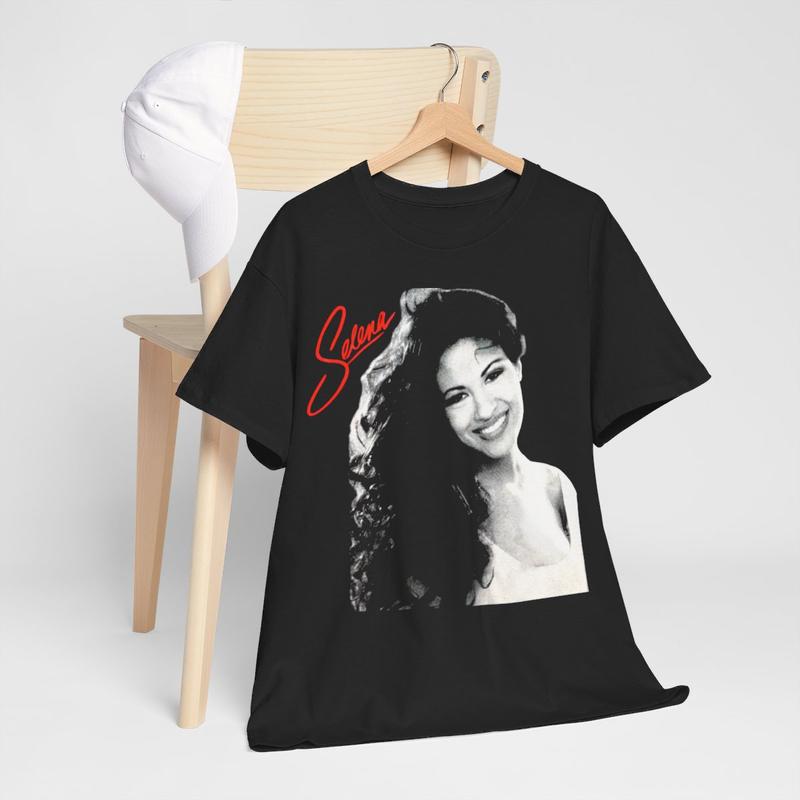 Selena T-shirt Selena Quintanilla Cotton Unisex Shirt  Menswear Tshirt