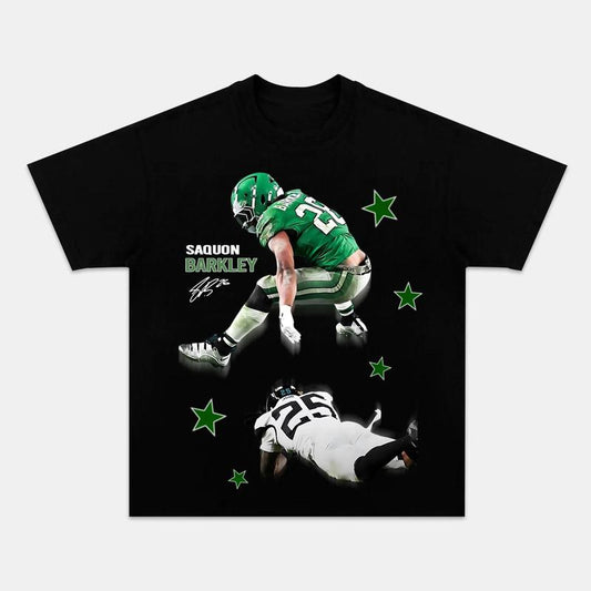 Saquon Barkley T-Shirt, Vintage Saquon Barkley Shirt, American Football Merch, Football Team, Perfect for Fans of New York, Gildan Full Size Color