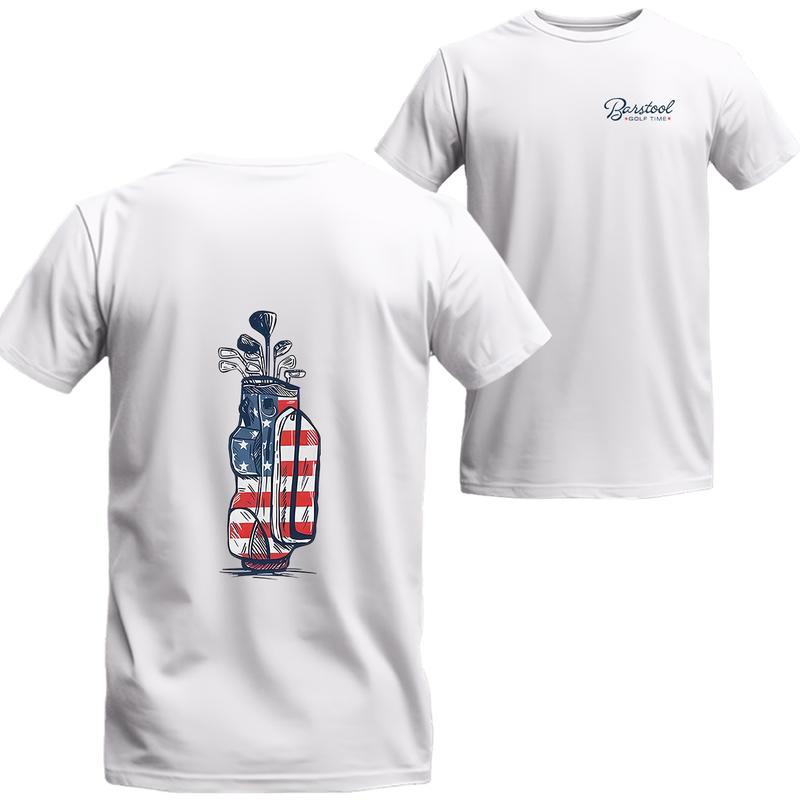 Barstool Golf Bag T-shirt, Barstool Short Sleeve Tee, Unisex Shirt, Menswear Top