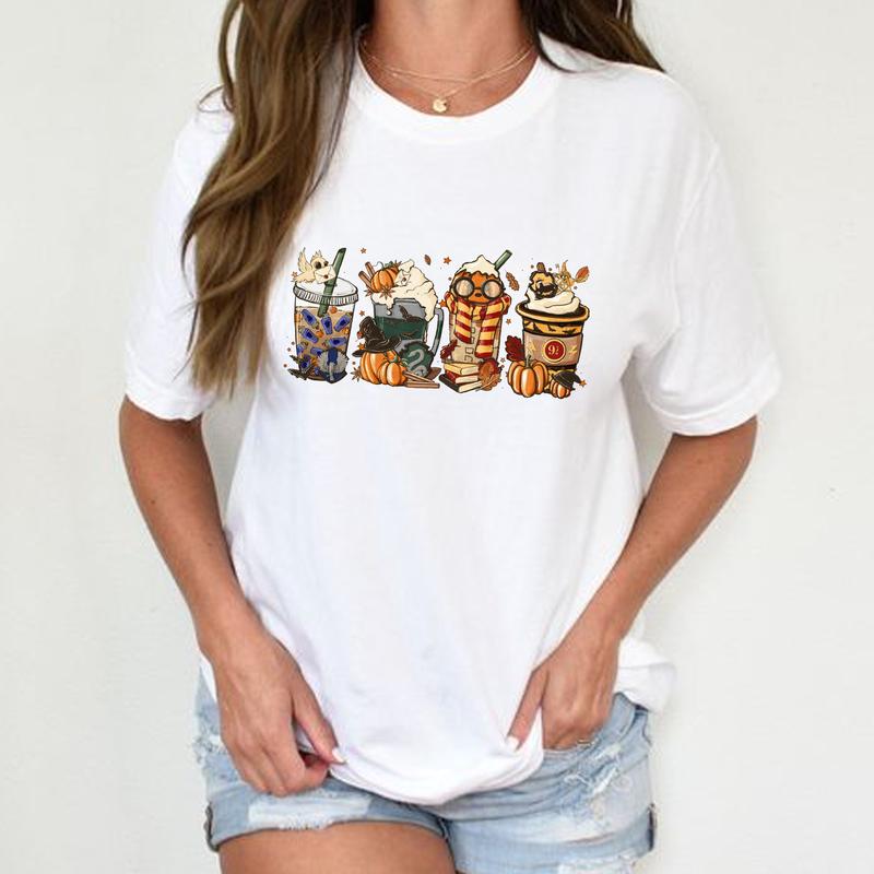 HP Hogwarts Houses Spooky Season Unisex Sweatshirt Hoodie Shirt Cotton Relaxed Fit