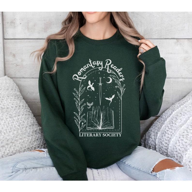 Romantasy Readers Sweatshirt, Fantasy Book Gift, Romance Lover, Dark Romance Crewneck, Bookish Merch, Spicy Books, Smut Reader Pullover