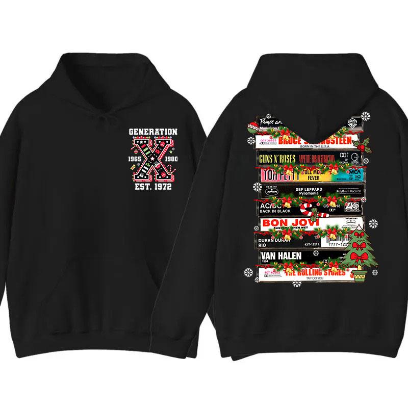 Gen X Christmas New T-Shirt Proud Members, Vintage Inspired Humor, Sarcasm Quotes