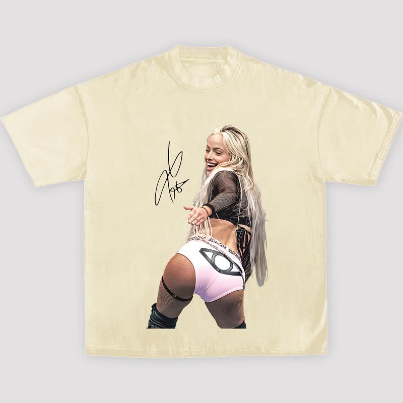 2024 LIV MORGAN TEE, Wrestling Tee, WWE Tee, Wrestling Gift, Sports Shirt, Workout T-shirt Streetwear Crewneck Clothing