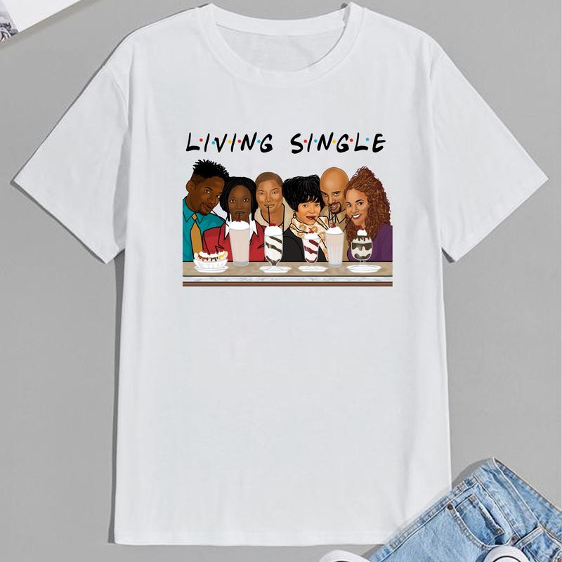 Vintage Living Single Shirt, Living Single Sweatshirt, Music Tee Shirt, Living Single Tee Shirt, Gift For Fan